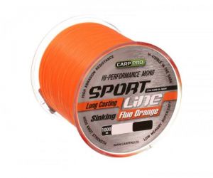 Carp Pro - Fir Monofilament Sport Line Fluo Orange 0,235mm / 1000m / 4,1kg