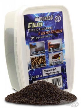 Haldorádó - Fluo Micro Method Feed Pellet - Forta Neagra / Black Power