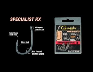 Gamakatsu - Carlige G-Carp Specialist RX Nr.8, 10buc/plic