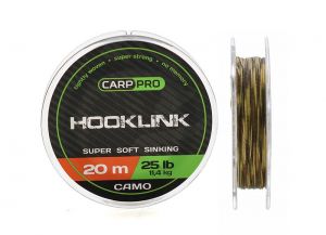 Carp Pro - Fir Textil Hooklink Camo 20m / 10lb
