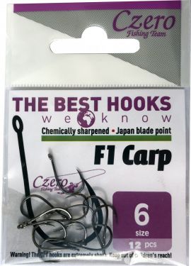 Czero - Carlige F1 Carp Nr.12, 12buc/plic