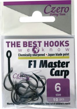 Czero - Carlige F1 Master Carp Nr.14, 10buc/plic