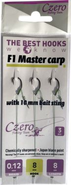 Czero - Carlige Legate F1 Master carp Nr.14, 3buc/plic