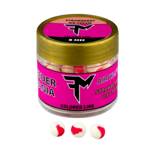 Feedermania - Pop Up Air Wafters Colored Line 8mm Strawberry Ice Cream
