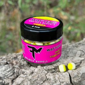 Feedermania - Wafters Twisted Boilies & Barrels 8mm - Sweet Pineaple
