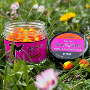Feedermania - Wafters Twisted Boilies & Barrels 8mm - Mango