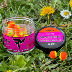 Feedermania - Wafters Twisted Boilies & Barrels 10mm - Mango