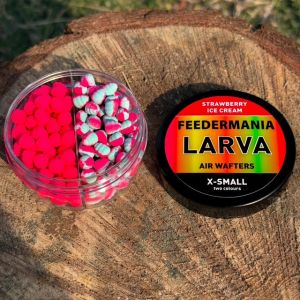 Feedermania - Larva Air Wafters Two Tone XS - Strawberry-Ice cream