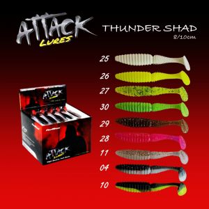 Formax - Thunder Shad Attack 8cm, 5buc/plic
