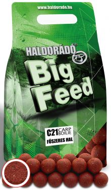 Haldorado - Big Feed C21 Boilie - Peste Condimentat, 21mm, 2kg