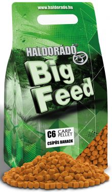 Haldorado - Big Feed C6 Pellet - Piersici Picante, 6mm, 2kg
