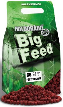Haldorado - Big Feed C6 Pellet - Peste Condimentat, 6mm, 2kg