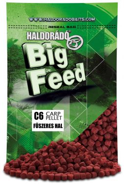Haldorado - Big Feed C6 Pellet - Peste Condimentat, 6mm, 700g