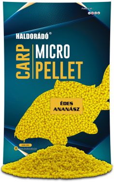 Haldorado - Pelete Carp Micro Pellet - Ananas Dulce, 2,5mm, 600g