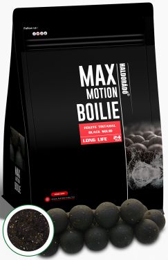Haldorado - Max Motion Boilie Long Life - Black Squid, 24mm, 800g