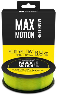 Haldorado - Fir Monofilament Max Motion Fluo Yellow 900m / 0,25mm / 6,9kg