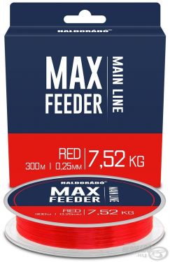 Haldorado - Fir Monofilament Max Feeder Red 300m / 0,25mm / 7,52kg