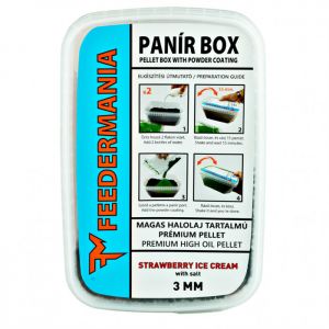 Feedermania - Pelete Panir Box Pellet Pack - Capsuni, 3mm, 437g
