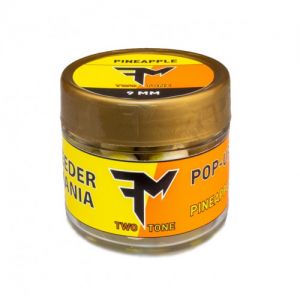Feedermania - Boilies Pop-Up Two Tone Bicolor - Pineapple 9mm